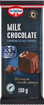 Dr. Oetker Dr. Oetker mliječna čokolada za kuhanje