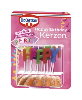 Dr. Oetker Svjećice Happy Birthday