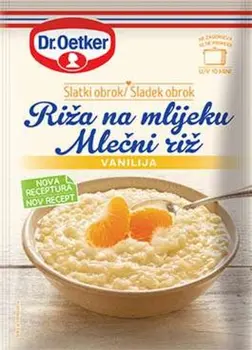 Dr. Oetker Riža na mlijeku s okusom vanilije