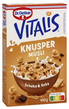 Dr. Oetker Vitalis Hrskavi müsli s čokoladom i keksima