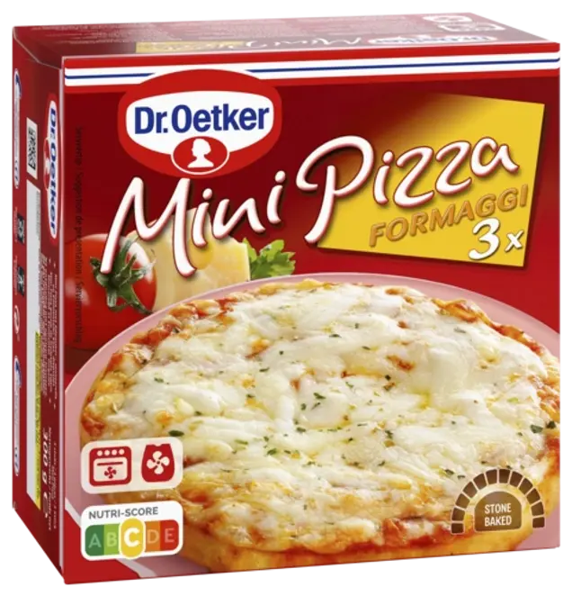 Dr. Oetker Mini pizza formaggi, 3 komada