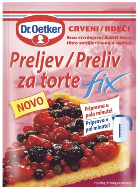 Dr. Oetker Preljev za torte Fix crveni