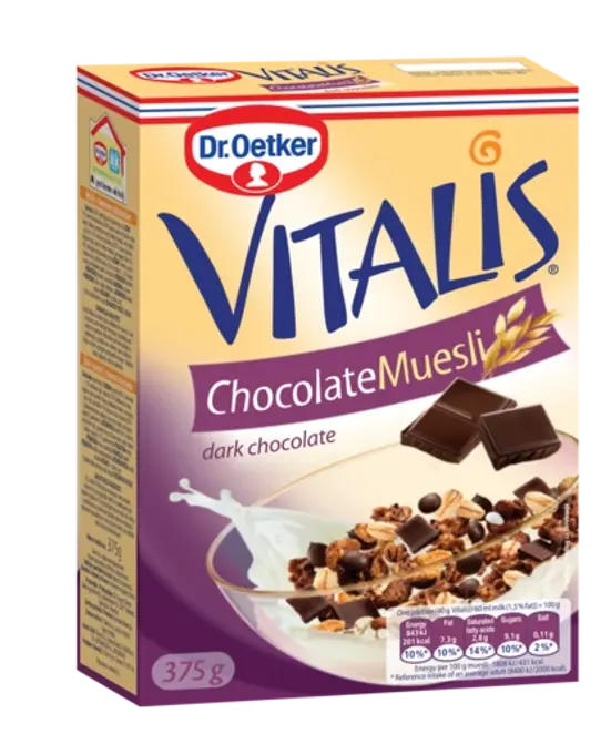Dr. Oetker Vitalis müsli s tamnom čokoladom