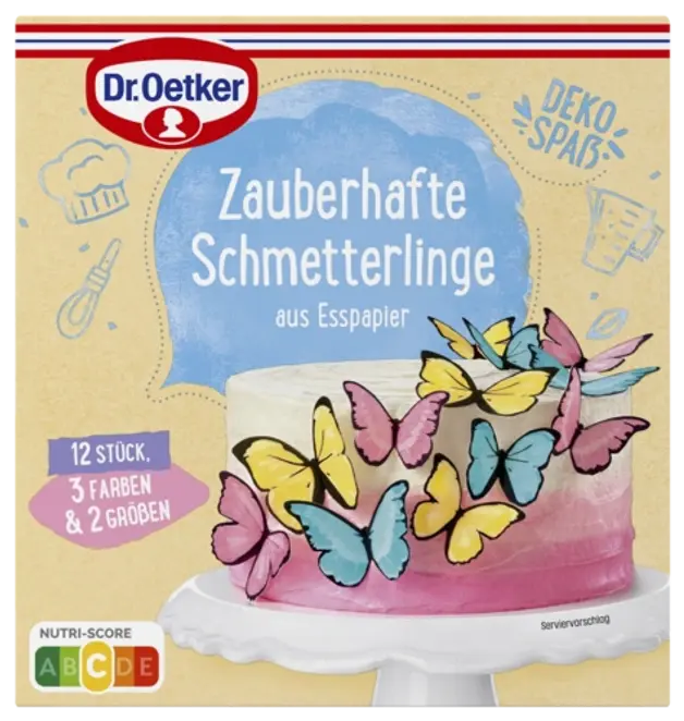Dr. Oetker Dekor Jestivi leptirići