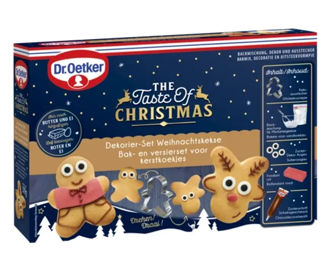 Dr. Oetker Set za božićne keksiće s dekorom