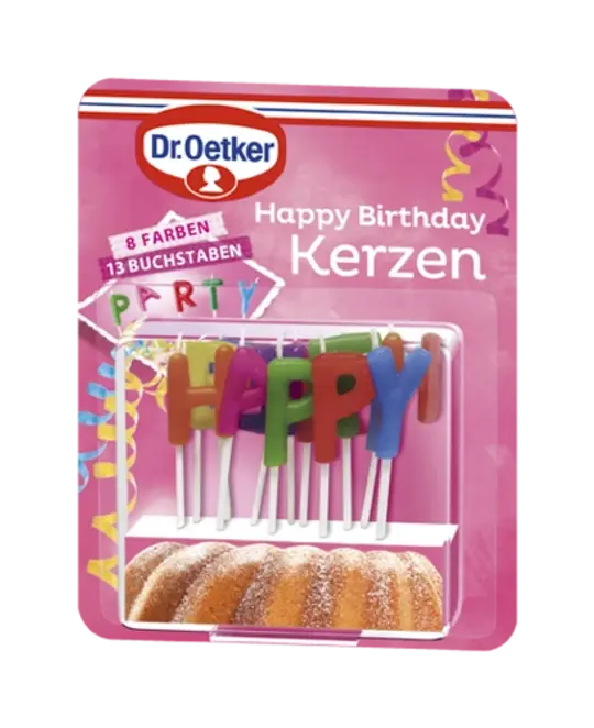 Dr. Oetker Svjećice Happy Birthday