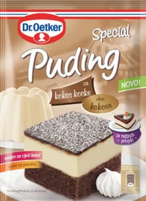 Dr. Oetker Special Puding za kokos kocke
