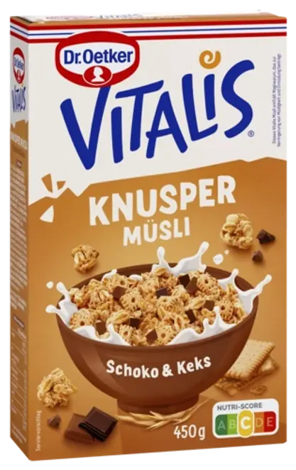 Dr. Oetker Vitalis Hrskavi müsli s čokoladom i keksima