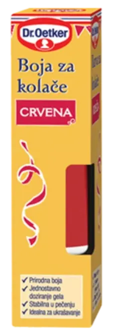 Dr. Oetker Crvena boja za kolače