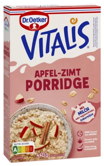 Dr. Oetker Vitalis zobena kaša s jabukom i cimetom