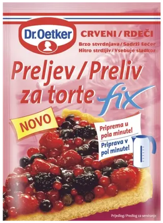 Dr. Oetker Preljev za torte Fix crveni