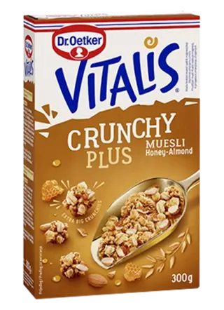Dr. Oetker Vitalis Crunchy Plus Med Badem