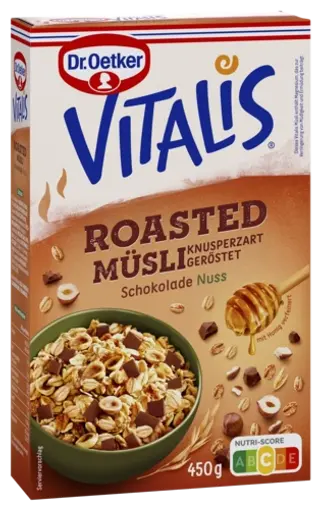 Dr. Oetker Vitalis Roasted müsli s čokoladom i lješnjacima