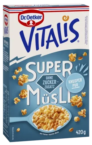 Dr. Oetker Vitalis SuperMüsli bez dodatnog šećera (jedna žlica)