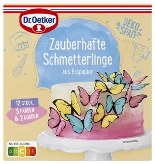 Dr. Oetker Dekor Jestivi leptirići (12 komada)