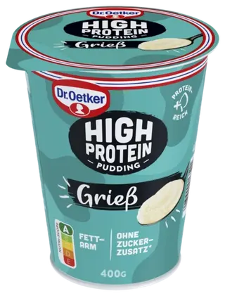 High Protein ohlađeni puding okusa griza