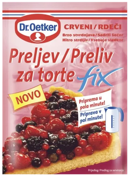 Dr. Oetker Preljev za torte Fix crveni