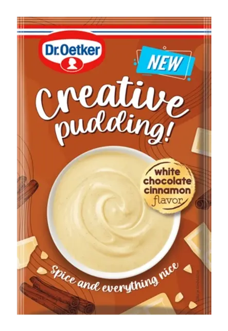 Dr. Oetker Creative puding s bijelom čokoladom i cimetom