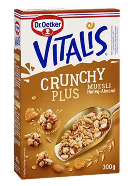 Dr. Oetker Vitalis Crunchy Plus Med Badem