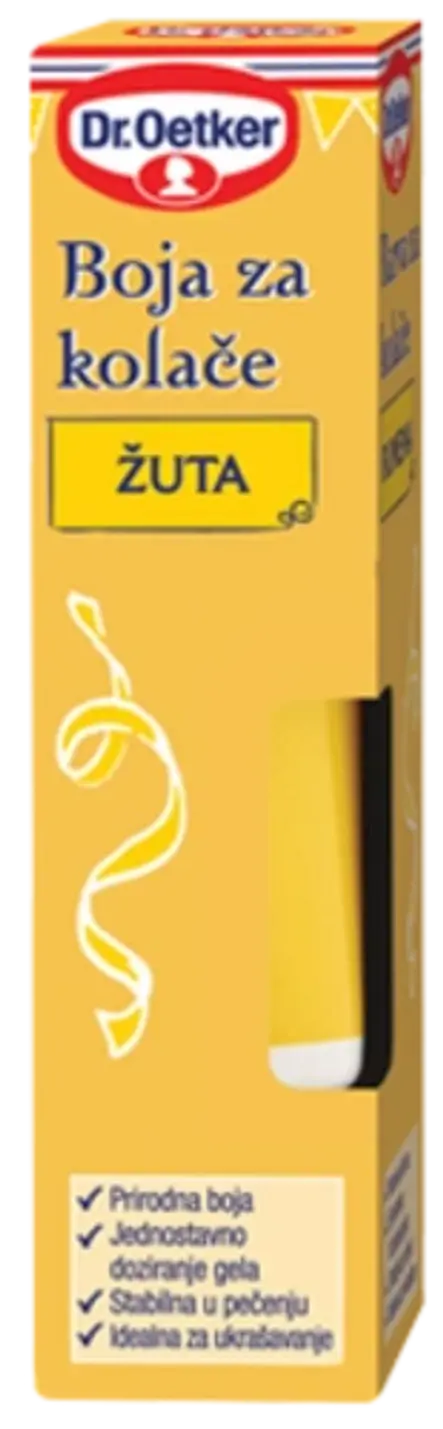 Dr. Oetker Žuta boja za kolače
