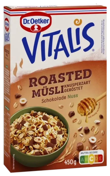 Dr. Oetker Vitalis Roasted müsli s čokoladom i lješnjacima