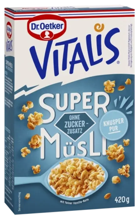 Dr. Oetker Vitalis SuperMüsli bez dodatnog šećera (jedna žlica)
