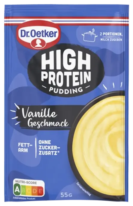 Dr.Oetker High Protein Puding Vanilija (2 omota)