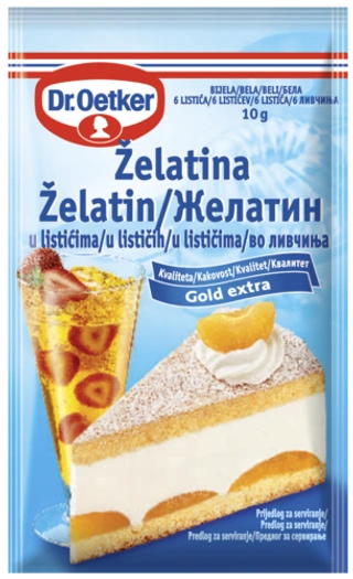 Dr. Oetker Želatine u listićima