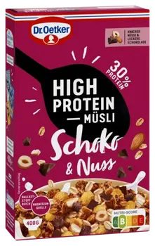 Dr. Oetker High Protein Muesli čokolada i orašasto voće