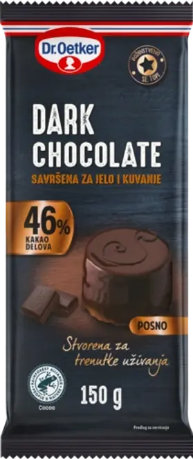 Dr. Oetker Dr. Oetker tamna čokolada za kuhanje