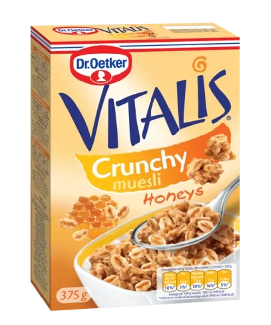 Dr. Oetker Vitalis Hrskavi müsli s medom