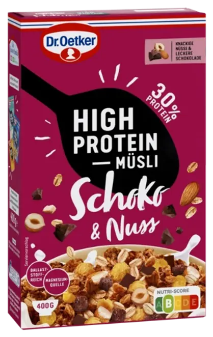 Dr. Oetker High Protein Muesli čokolada i orašasto voće