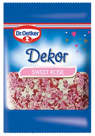 Dr. Oetker Mini dekor Sweet Rose