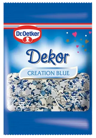 Dr. Oetker Mini dekor Creation blue