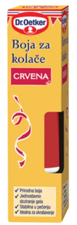 Dr. Oetker Crvena boja za kolače