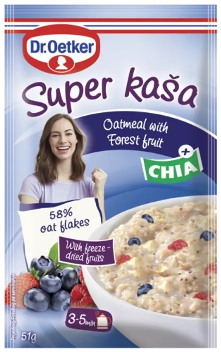 Dr. Oetker Super kaša sa šumskim voćem i chia sjemenkama