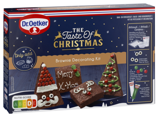 Dr. Oetker Taste of Christmas Set za ukrašavanje Brownie kolačića