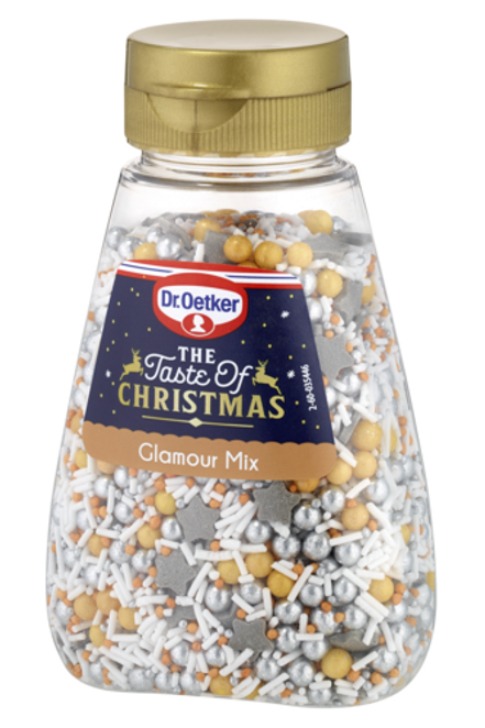 Dr. Oetker Dr. Oetker The Taste of Christmas Glamour mix dekor sprinkles 115 g
