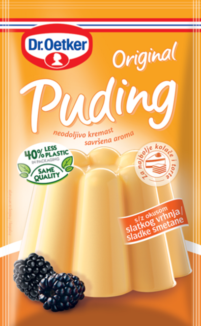 Dr. Oetker Original puding s okusom slatkog vrhnja
