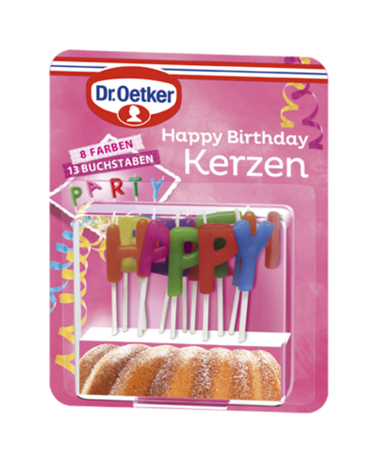 Dr. Oetker Svjećice Happy Birthday