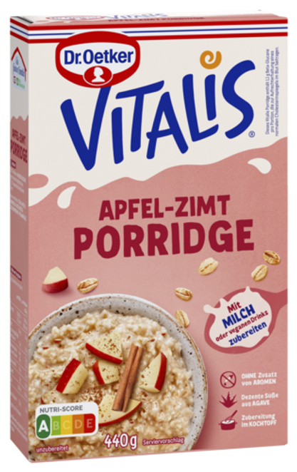 Dr. Oetker Vitalis zobena kaša s jabukom i cimetom