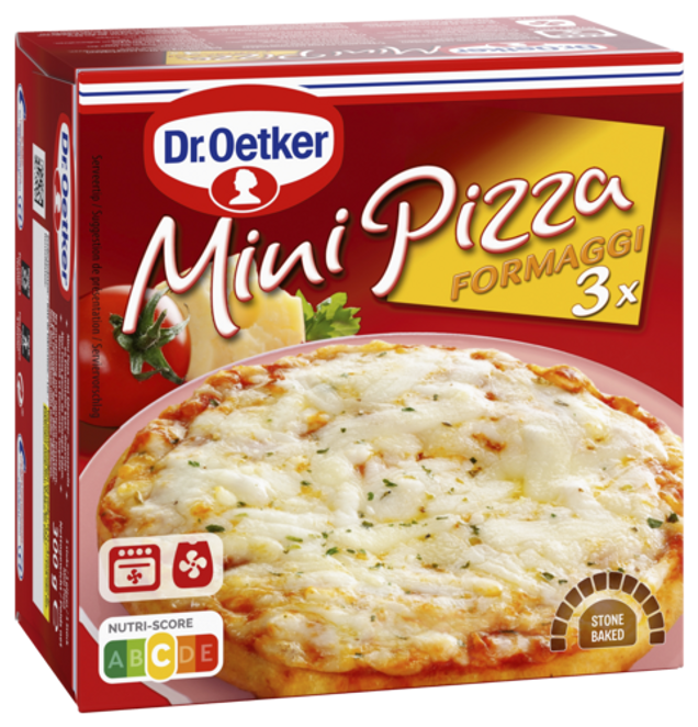 Dr. Oetker Mini pizza formaggi, 3 komada