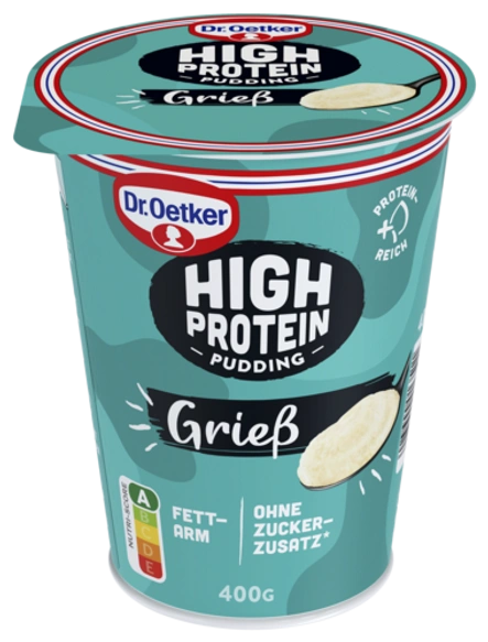 High Protein ohlađeni puding okusa griza